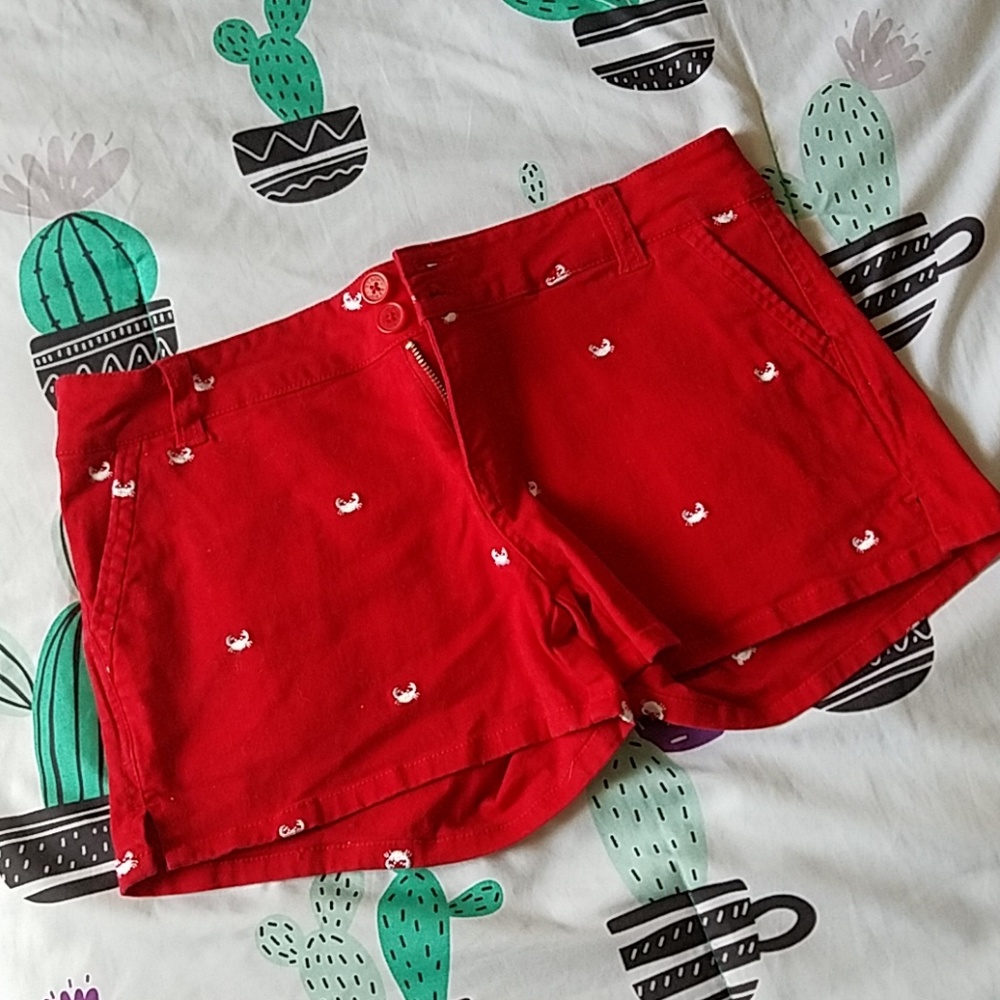 Crab-Printed Shorts